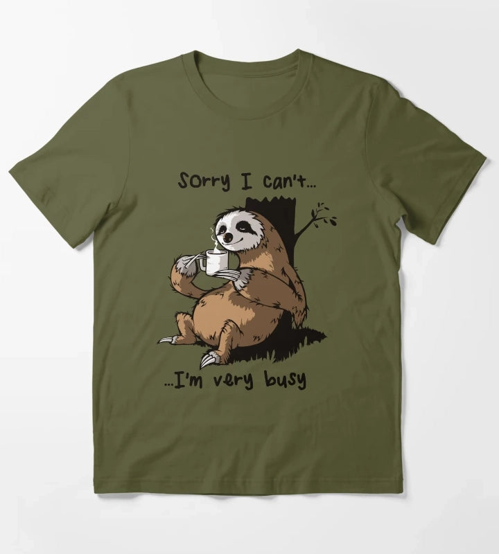 Very busy T-Shirt Olive Green