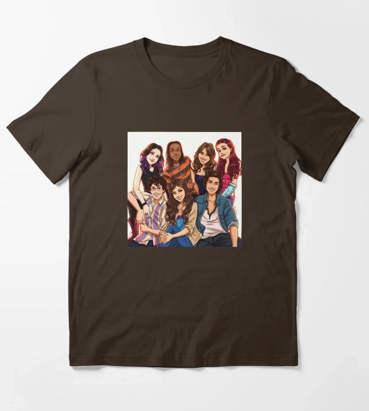 Victorious Cast T-Shirt Brown