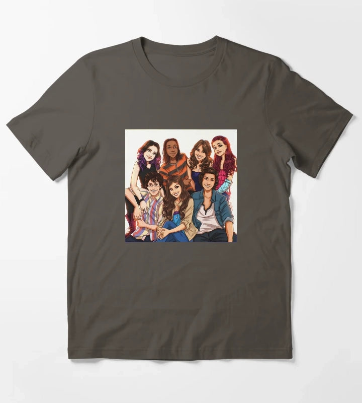 Victorious Cast T-Shirt Dark Grey