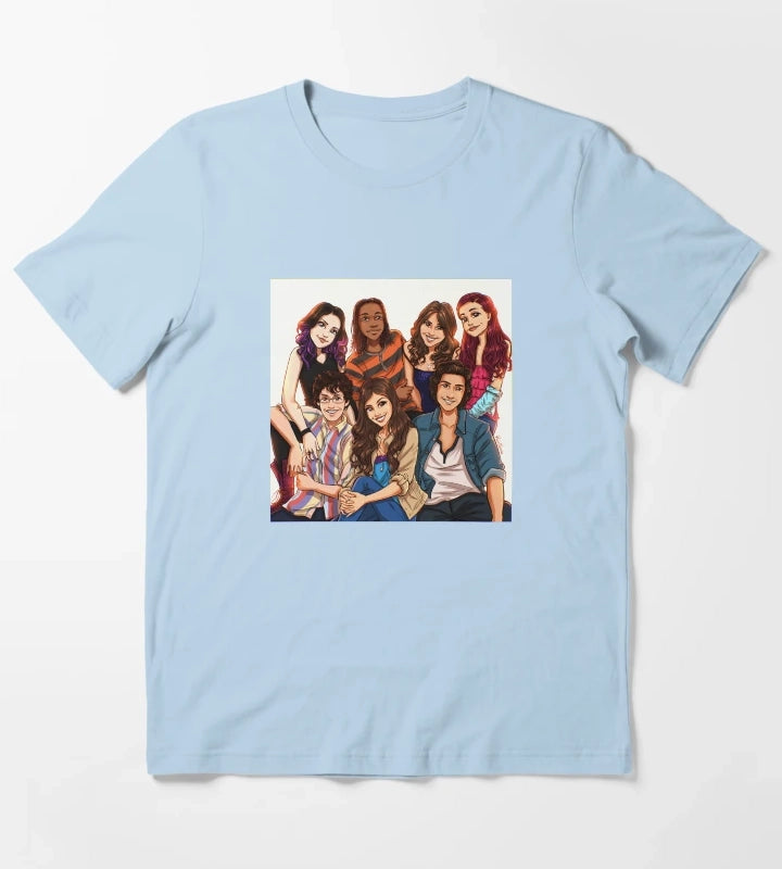 Victorious Cast T-Shirt Sky Blue