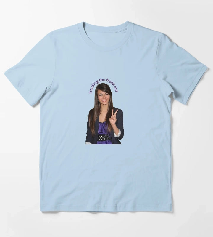 Victorious Freak the Freak Out T-Shirt Sky Blue