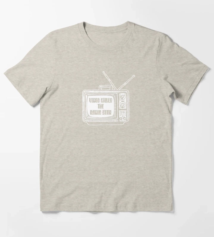 Video Killed the Radio Star Buggles T-Shirt Cream