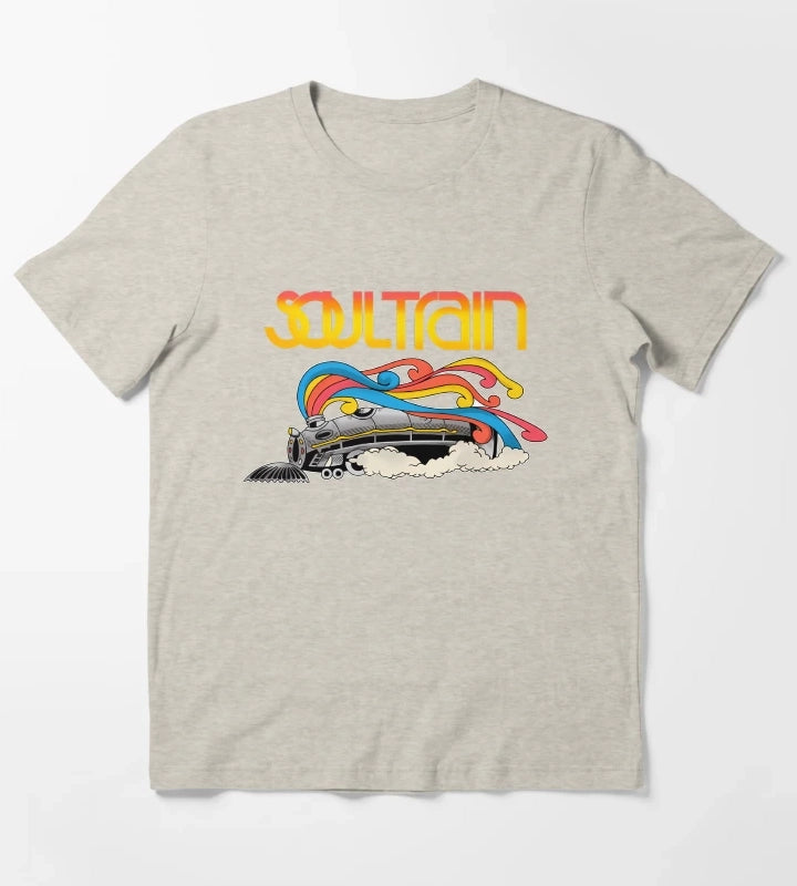 Vintage 70S Souls Trains T-Shirt Cream