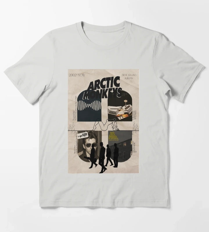Vintage AM T-Shirt Light Grey
