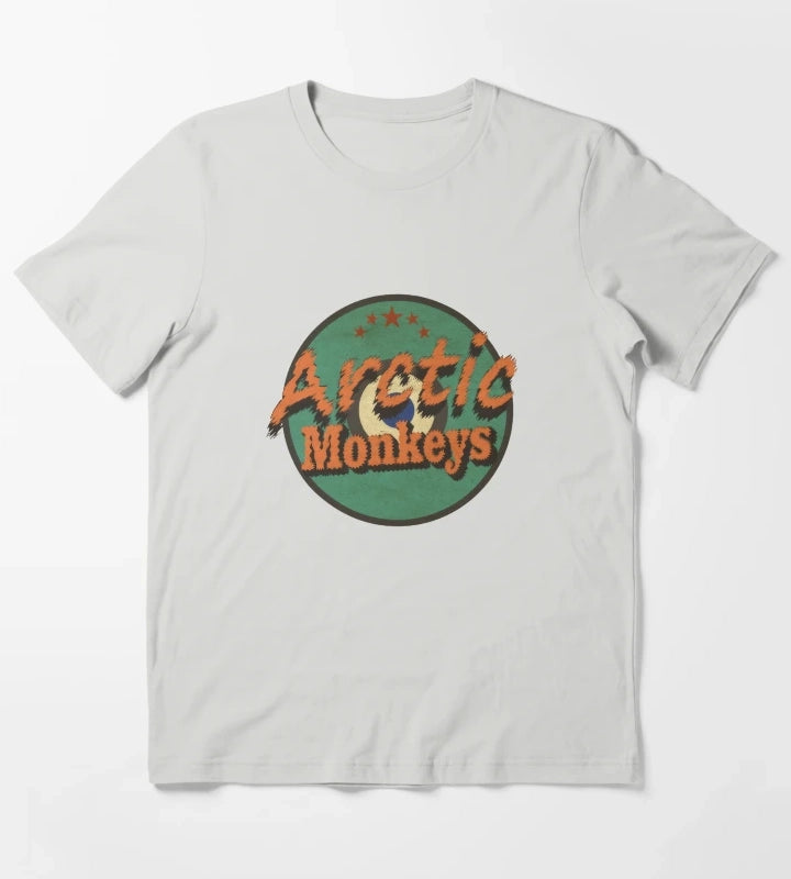 Vintage Band Arctic Monkeys art Drawing 28 T-Shirt Light Grey
