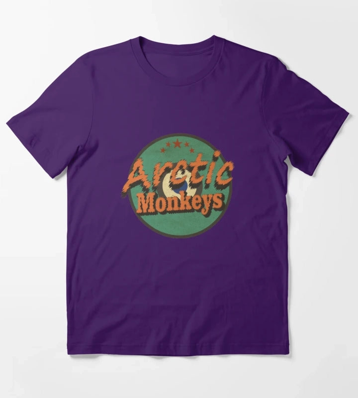 Vintage Band Arctic Monkeys art Drawing 28 T-Shirt Purple