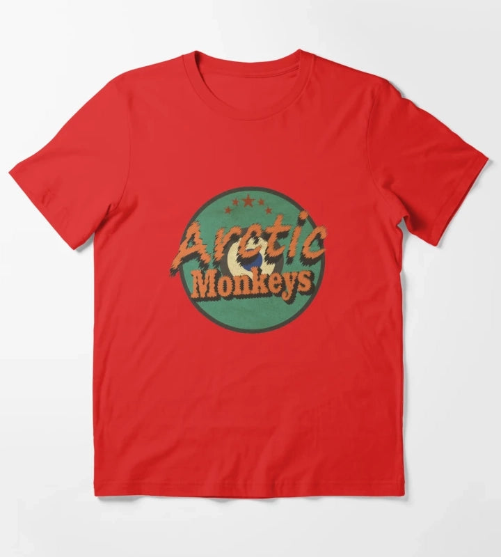 Vintage Band Arctic Monkeys art Drawing 28 T-Shirt Red