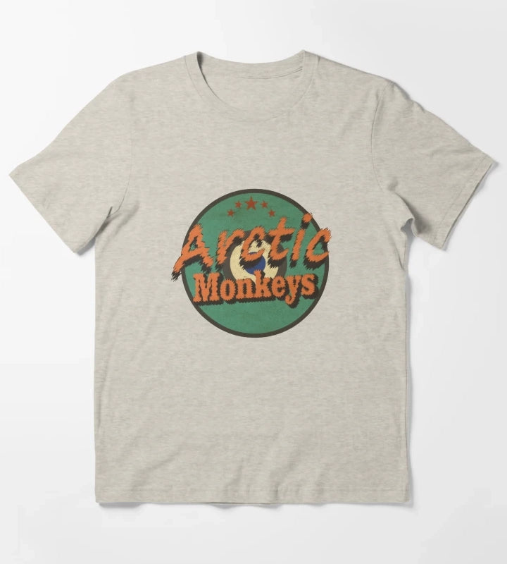 Vintage Band Arctic Monkeys art Drawing 28 T-Shirt Cream