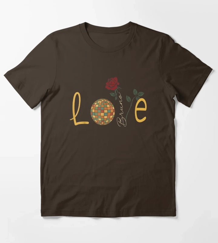 Vintage Bruno Retro Love T-Shirt Brown