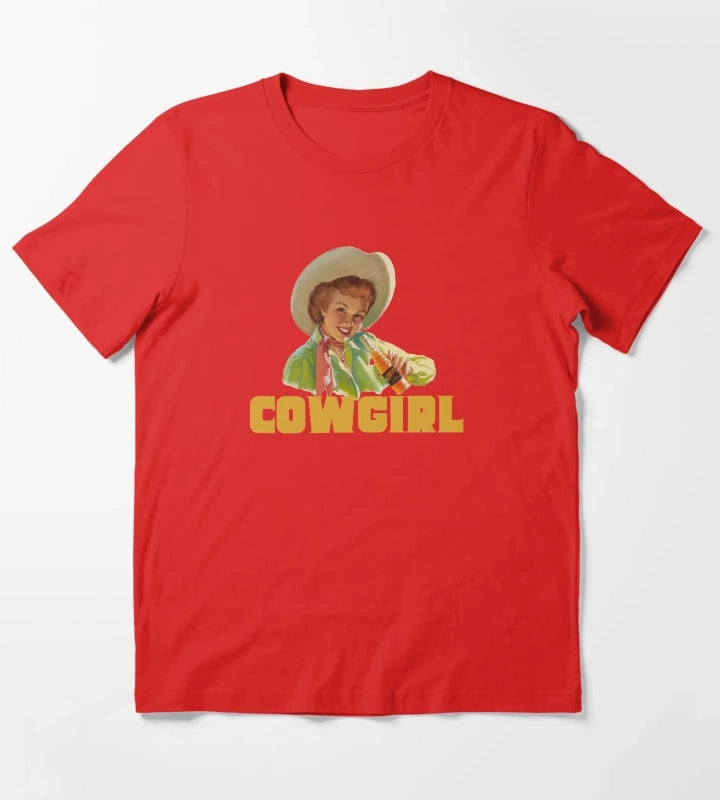 Vintage Cowgirl T-Shirt Red