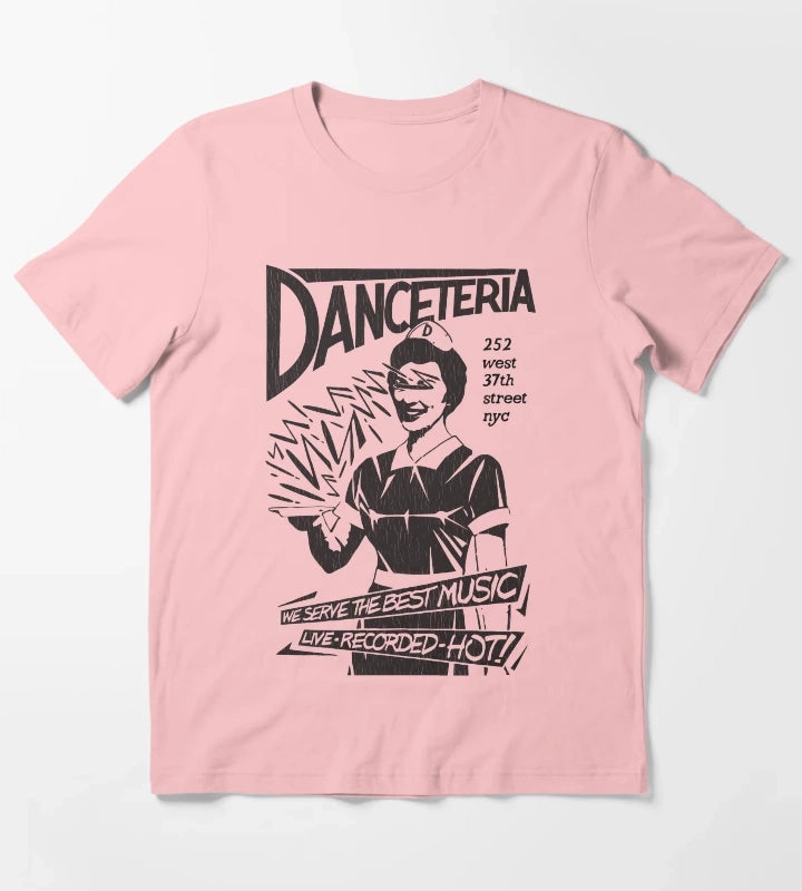 Vintage Danceteria Defunct Nightclub NYC 70s DJ Live Music T-Shirt Dark Grey