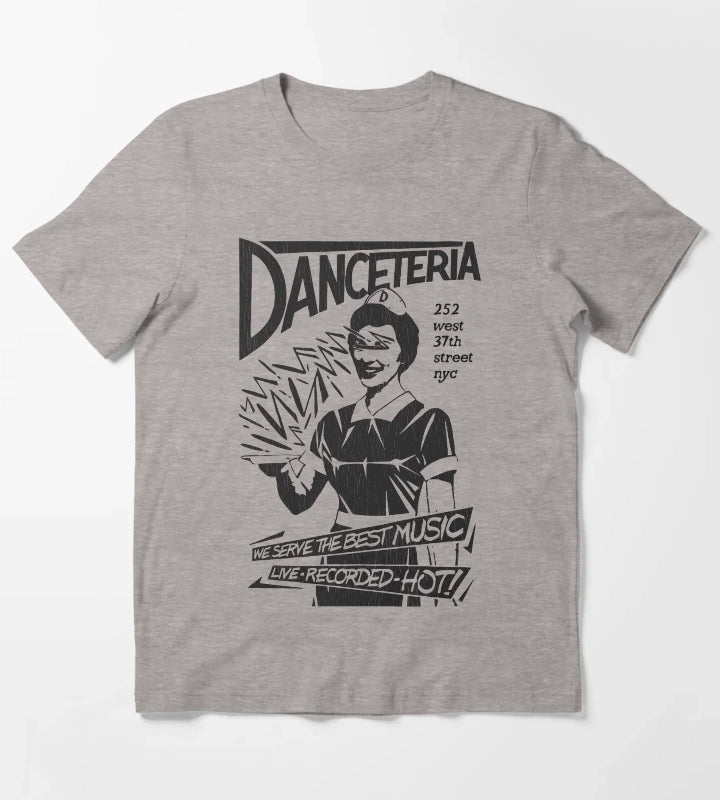 Vintage Danceteria Defunct Nightclub NYC 70s DJ Live Music T-Shirt Heather Grey