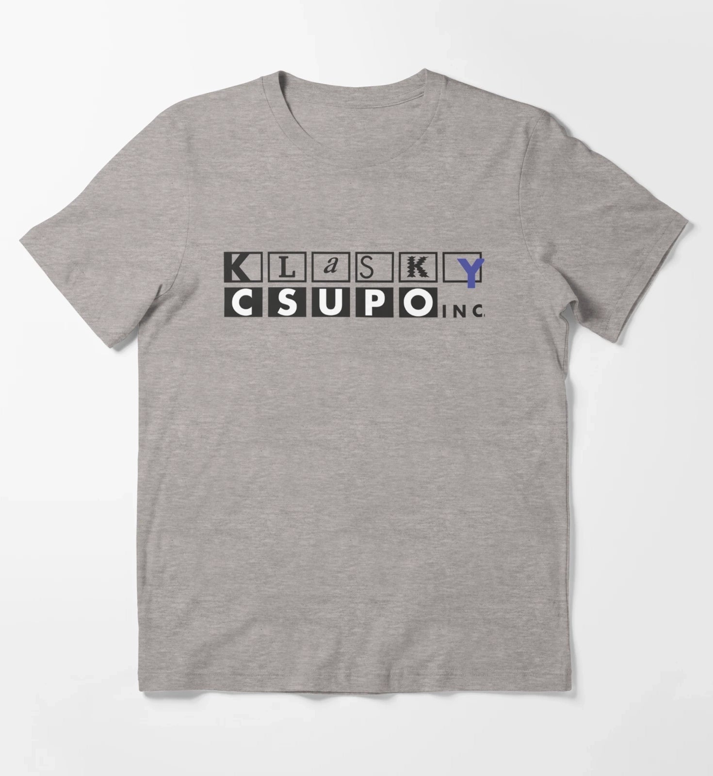 Vintage Klasky Csupo Logo Sublimation Design Digital Download T-Shirt Heather Grey