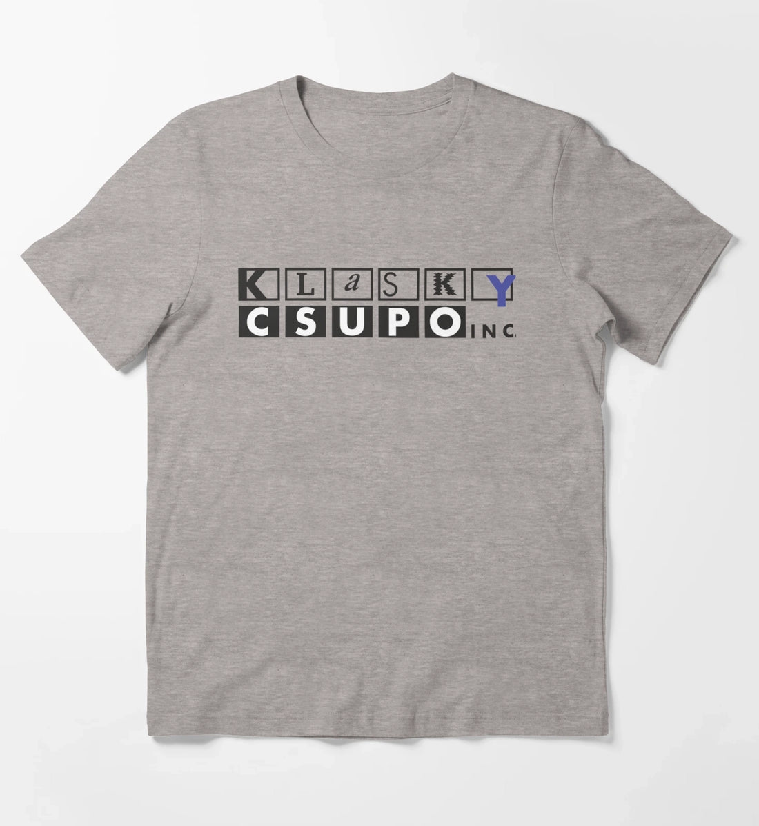 Vintage Klasky Csupo Logo Sublimation Design Digital Download T-Shirt Heather Grey