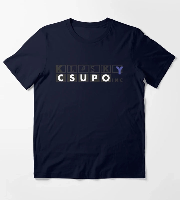 Vintage Klasky Csupo Logo Sublimation Design Digital Download T-Shirt Navy