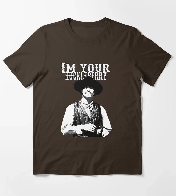 Vintage Retro Mens Best Retro HuckleberryS Gift Gifts T-Shirt Brown