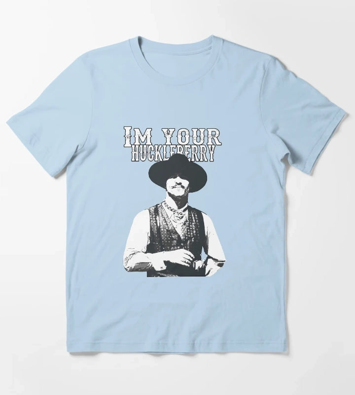 Vintage Retro Mens Best Retro HuckleberryS Gift Gifts T-Shirt Sky Blue