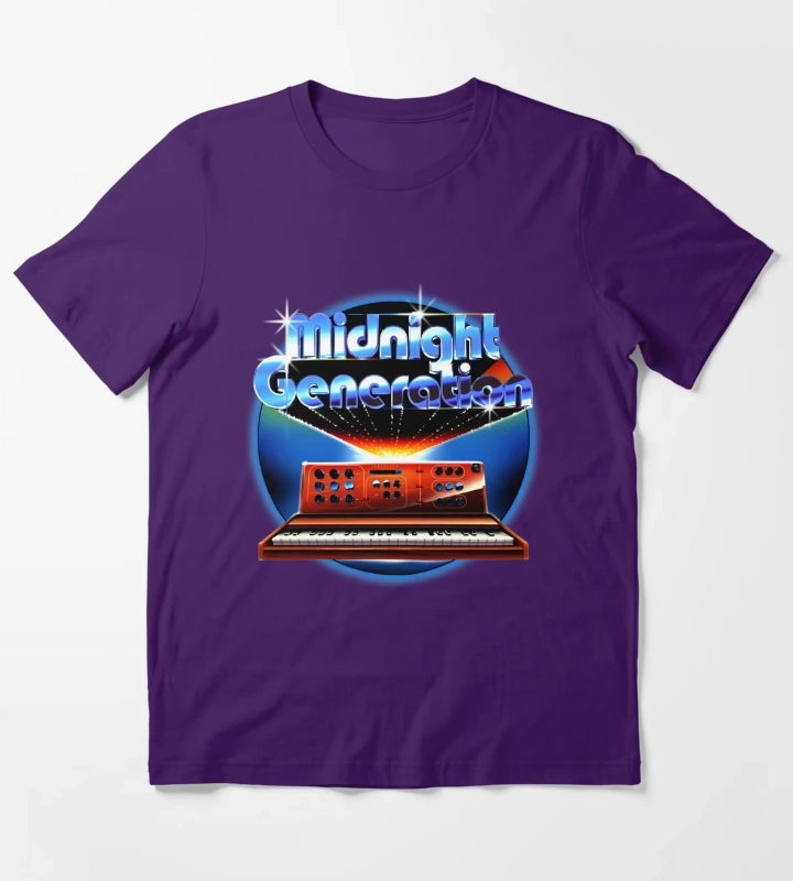 Vintage Style Disco Band T-Shirt Purple