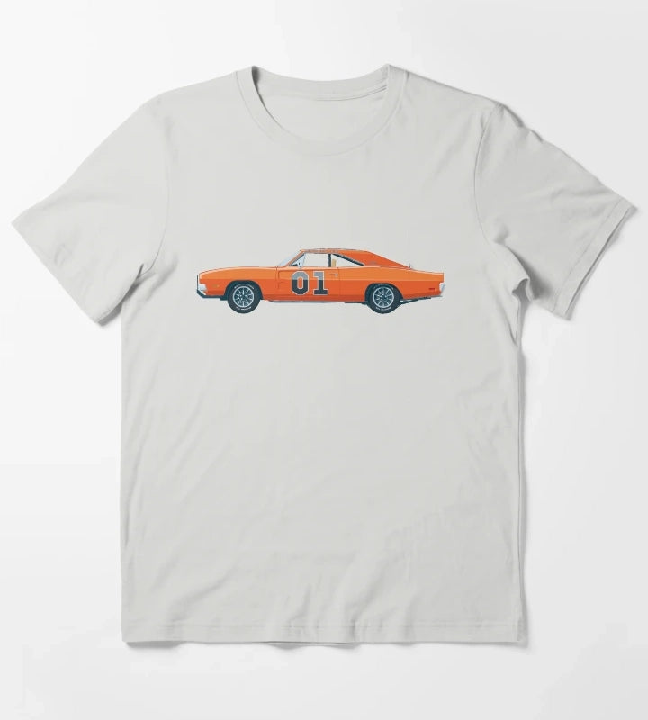 Vintage The Dukes Of Hazzard Awesome For Movie Fans T-Shirt Light Grey