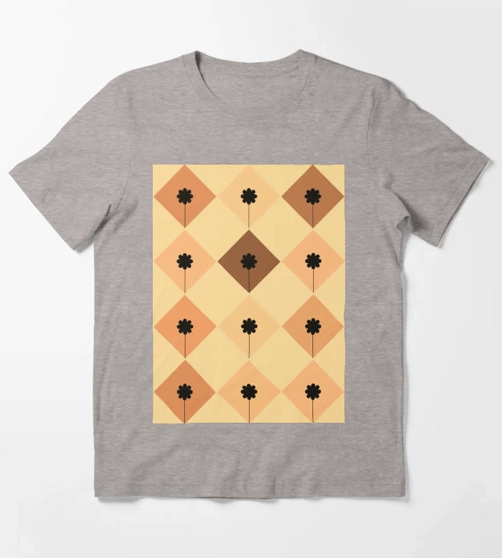 Vintage daisies T-Shirt Heather Grey