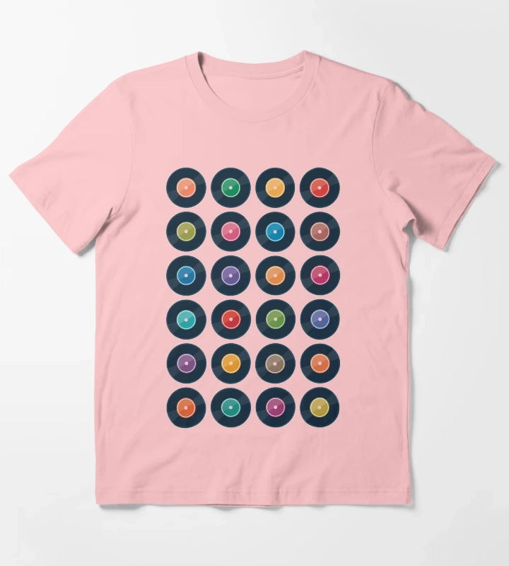 Vinyl Record Collection T-Shirt Dark Grey