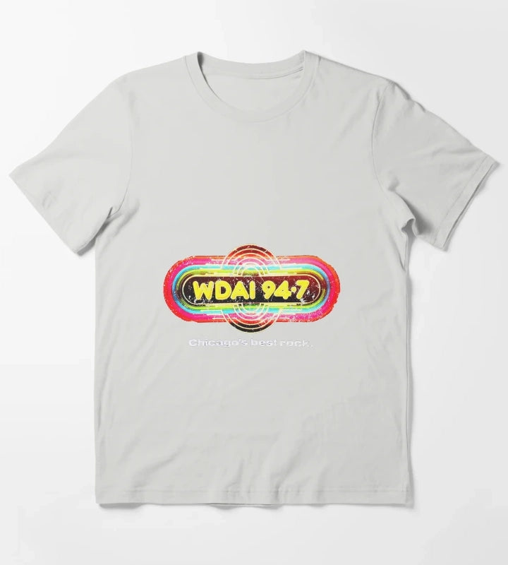 WDAI Chicago T-Shirt Light Grey
