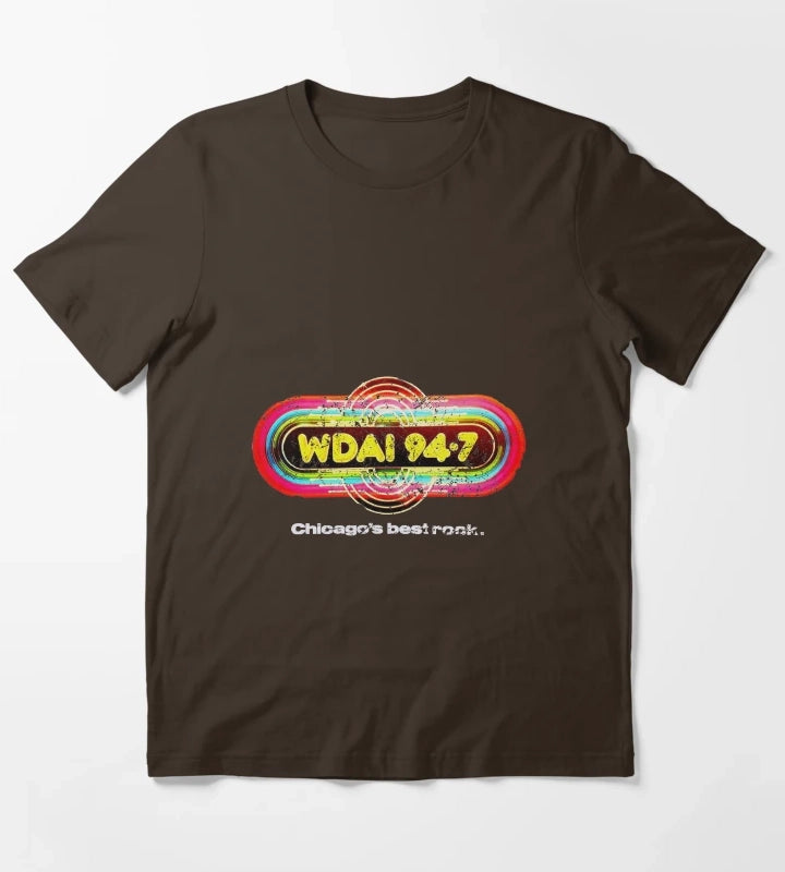 WDAI Chicago T-Shirt Brown