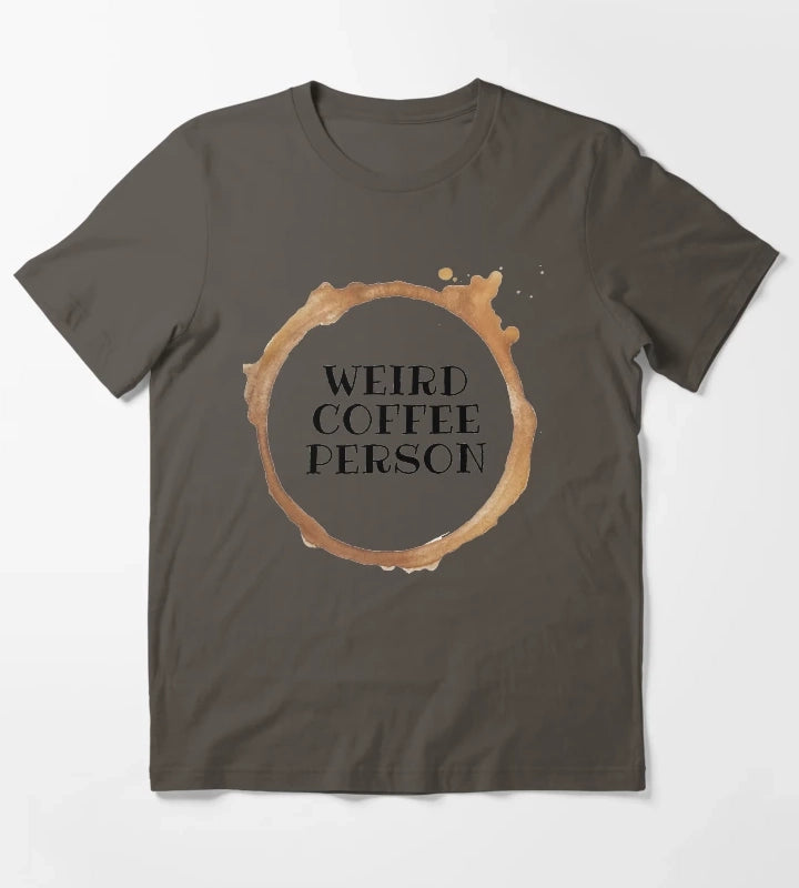 WEIRD COFFEE PERSON T-Shirt Dark Grey