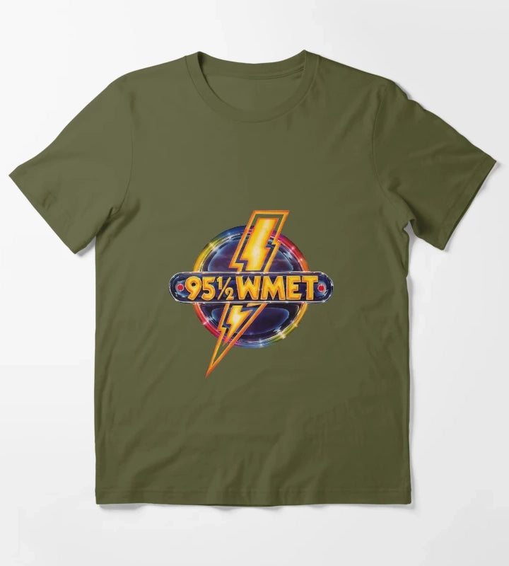 WMET Chicago T-Shirt Olive Green