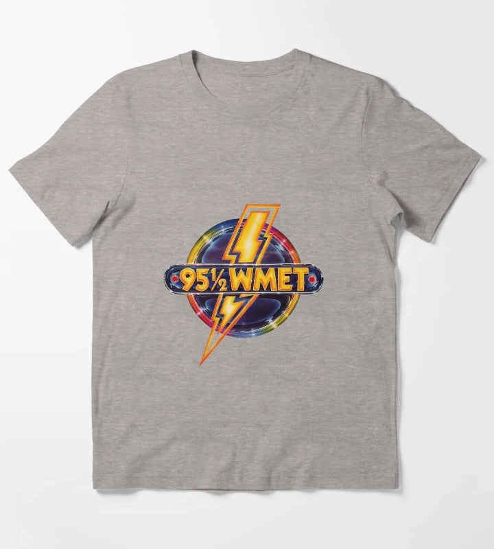 WMET Chicago T-Shirt Heather Grey
