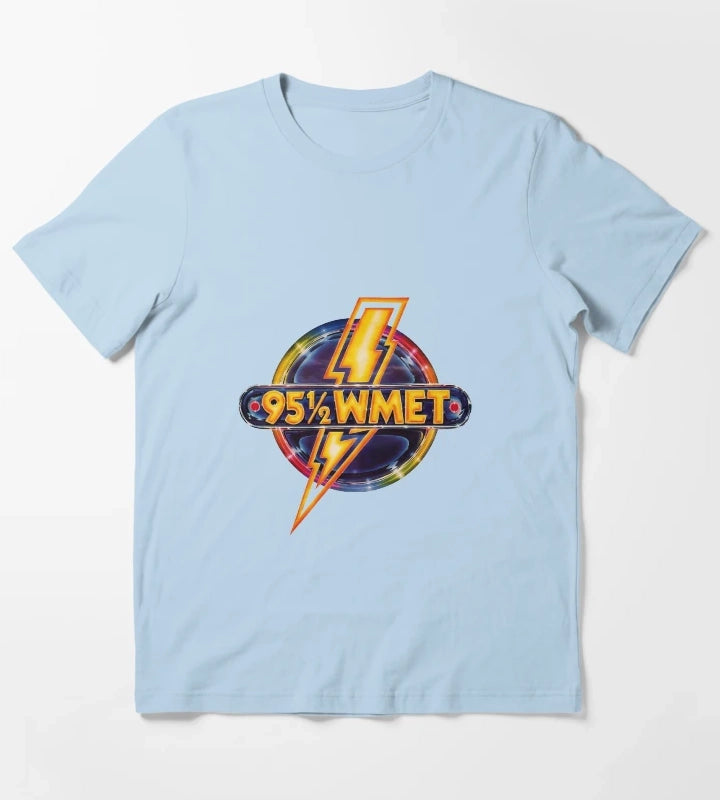 WMET Chicago T-Shirt Sky Blue