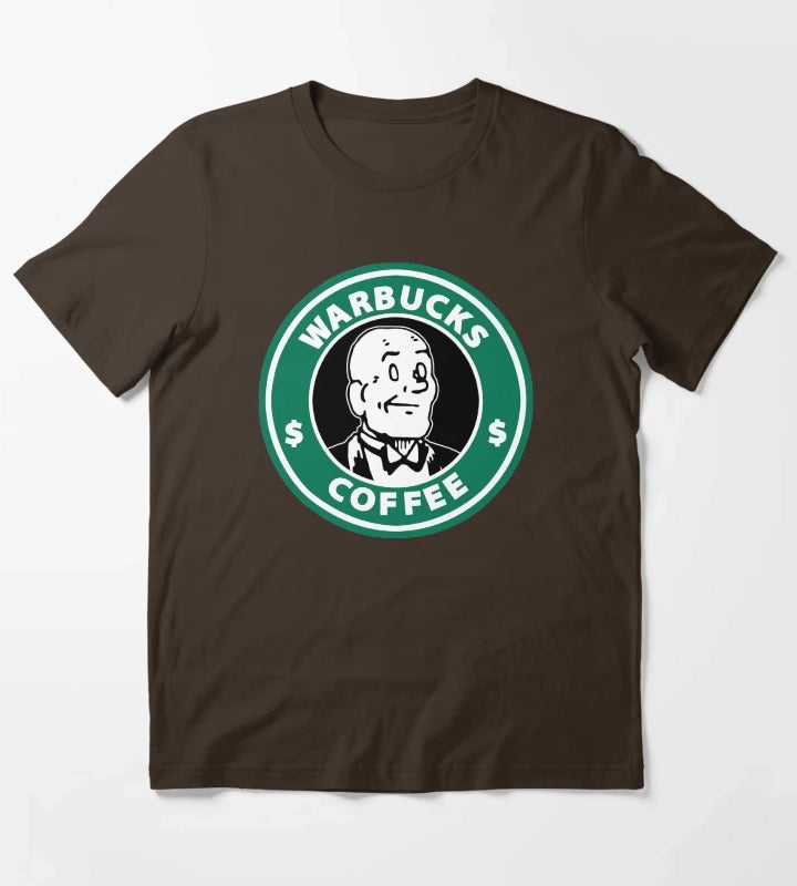Warbucks Coffee T-Shirt Brown