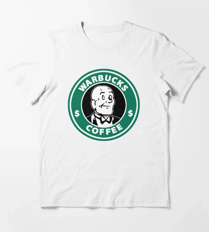 Warbucks Coffee T-Shirt White