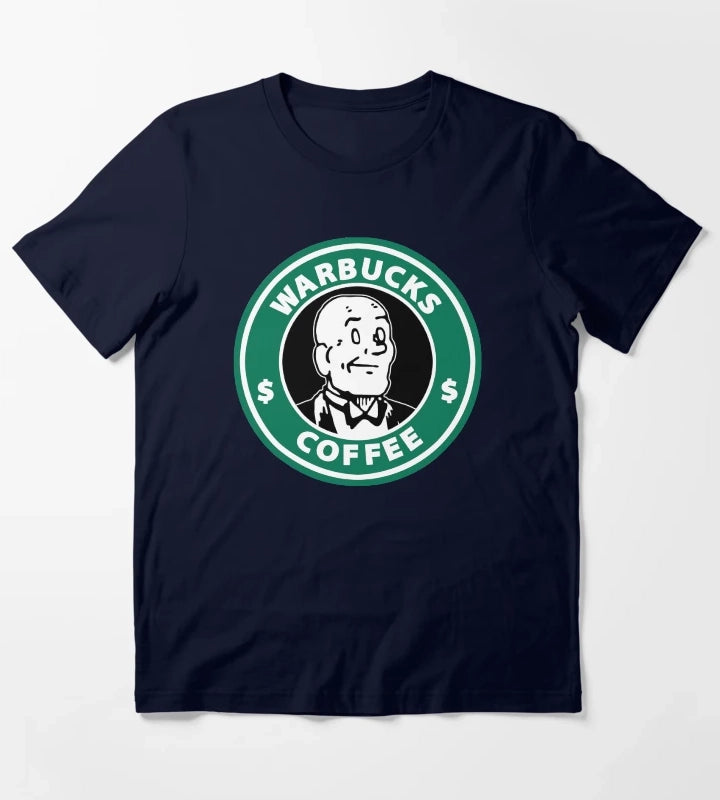 Warbucks Coffee T-Shirt Navy