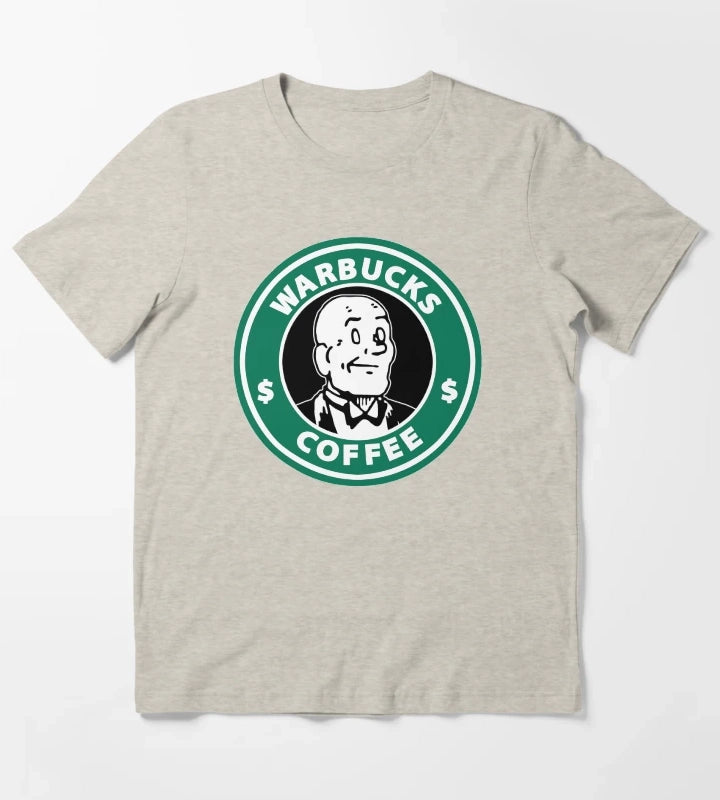 Warbucks Coffee T-Shirt Cream