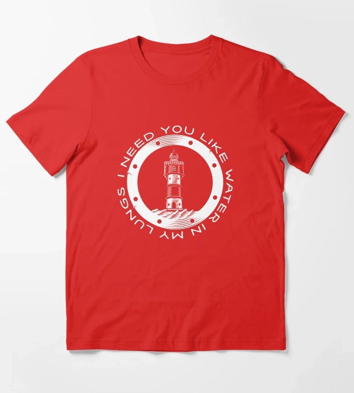 Water in My Lungs T-Shirt Red