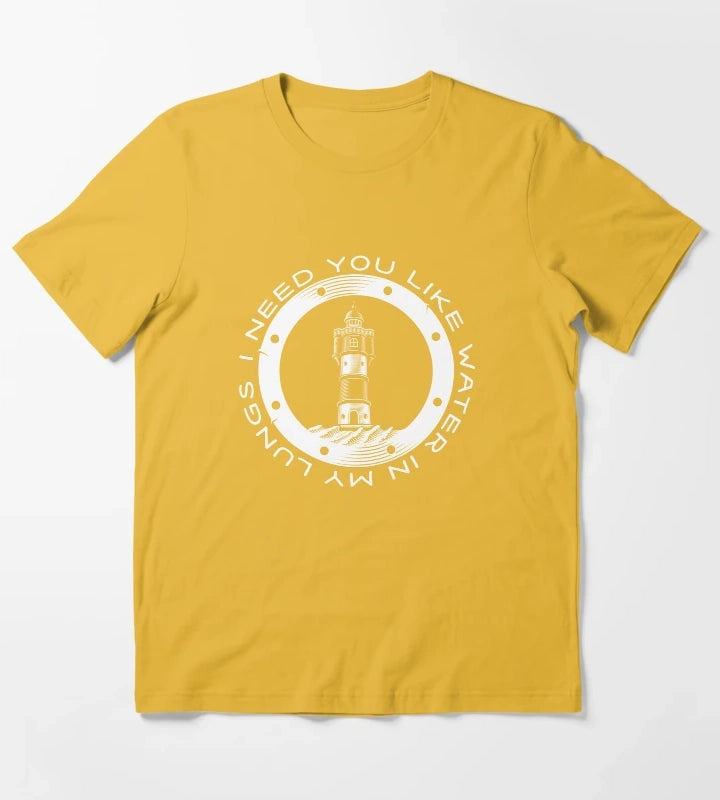 Water in My Lungs T-Shirt Yellow