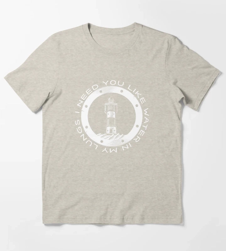 Water in My Lungs T-Shirt Cream