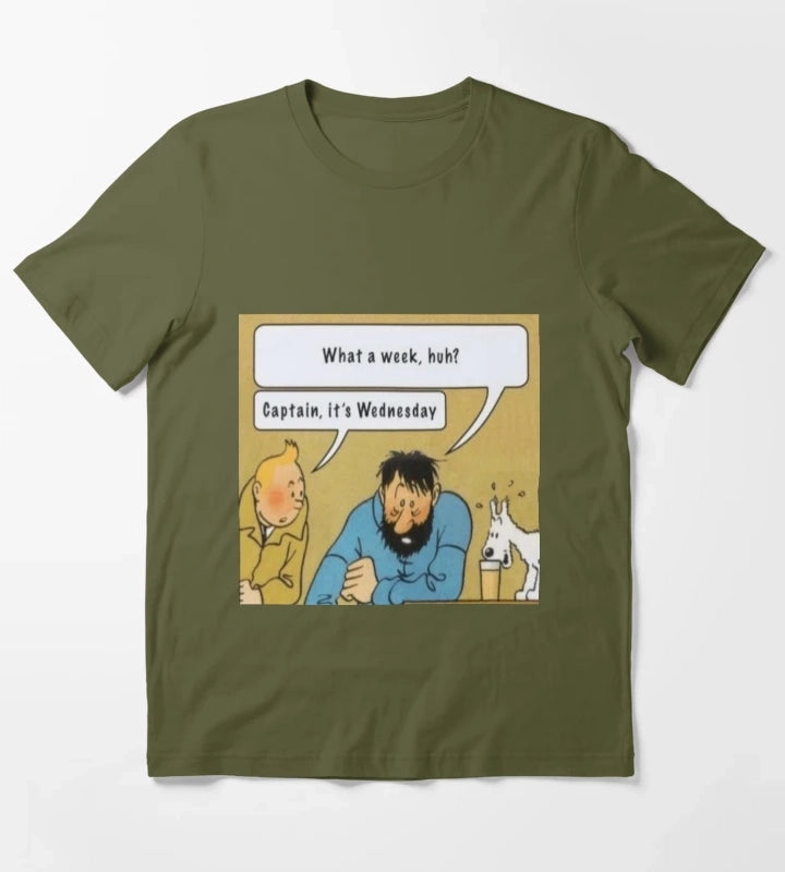 Wednesday T-Shirt Olive Green