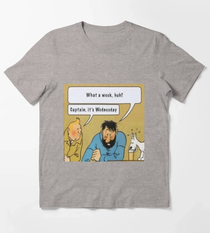 Wednesday T-Shirt Heather Grey