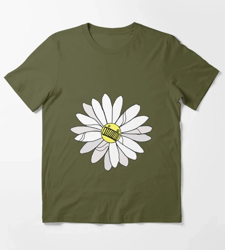 Ween Push the lil Daisy Perfect Gift Fan T-Shirt Olive Green