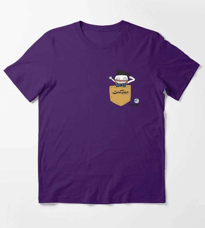 Welcome to coffee world T-Shirt Purple