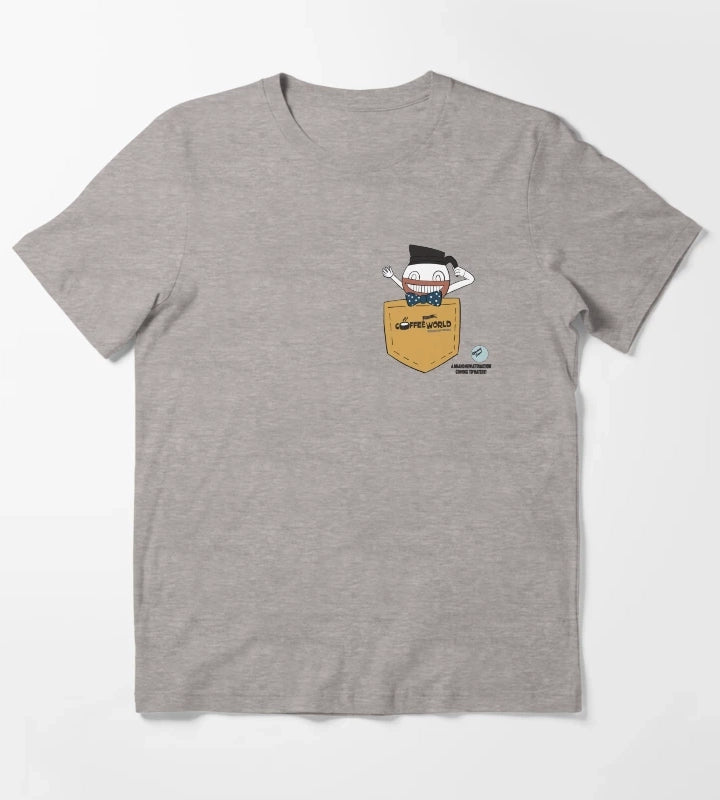 Welcome to coffee world T-Shirt Heather Grey