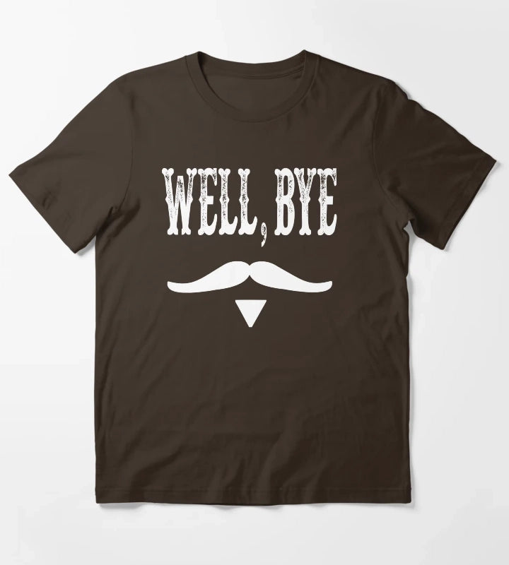 Well Bye T-Shirt Brown