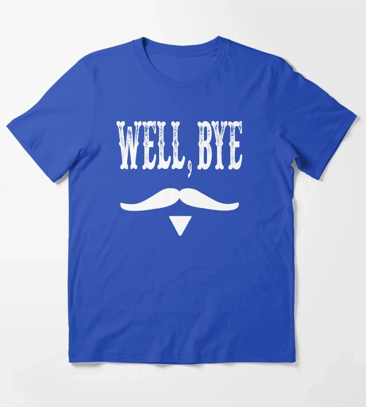 Well Bye T-Shirt Blue