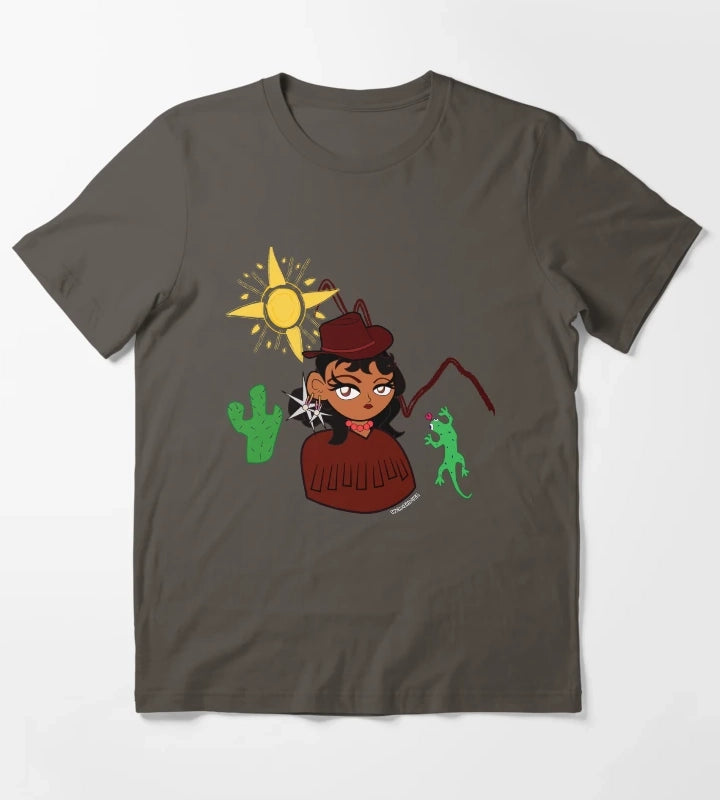Were Girls USA Clothing T-Shirt Dark Grey