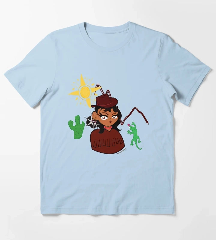 Were Girls USA Clothing T-Shirt Sky Blue