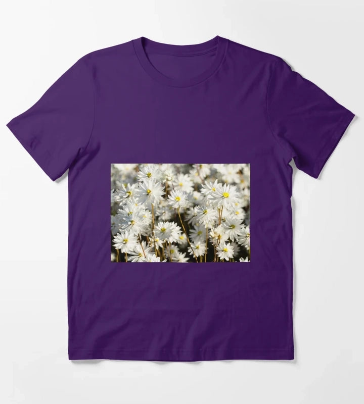 Western Australian wildflower everlasting daisies T-Shirt Purple