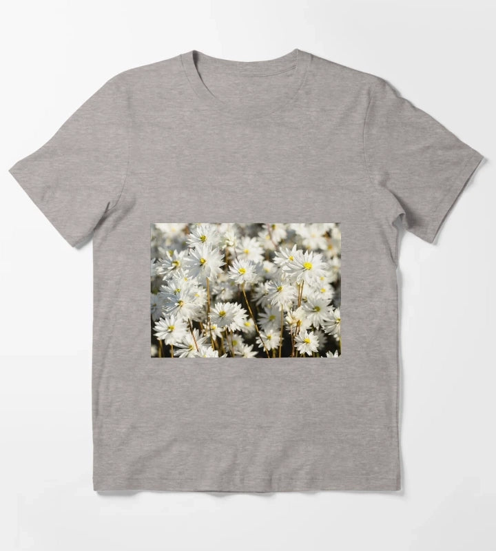 Western Australian wildflower everlasting daisies T-Shirt Heather Grey