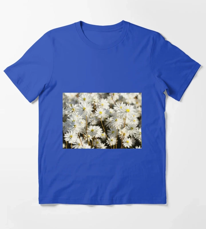 Western Australian wildflower everlasting daisies T-Shirt Blue